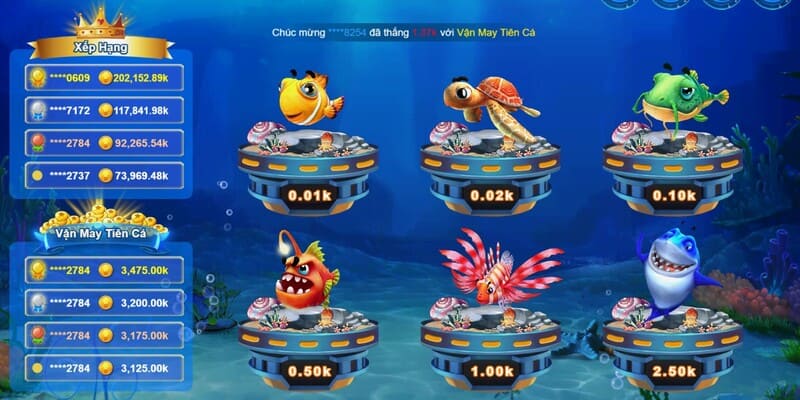 Game có đa dạng phòng khác nhau giúp bạn giải trí thoải mái