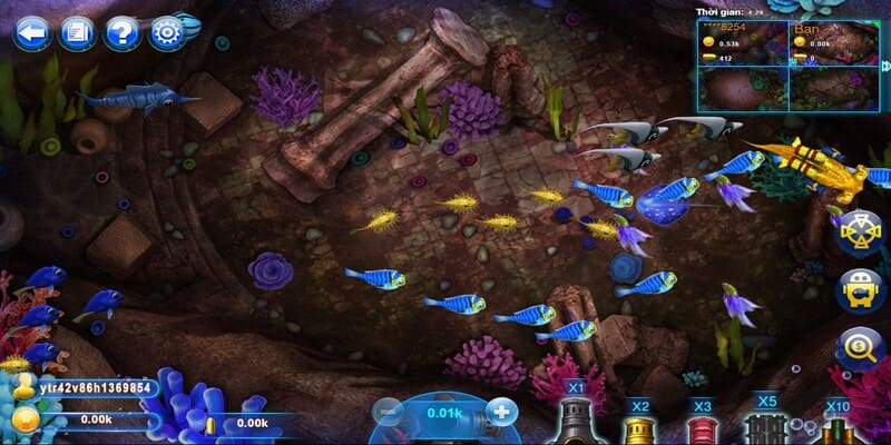 Bắn tỉa tập trung vào sinh vật nhỏ trên màn hình