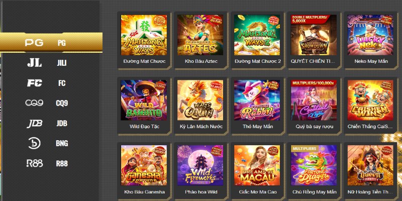 Chuyên mục game slot được yêu thích
